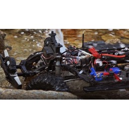 Moteur charbons 5 poles Hackmoto Just Climb Rock Crawler 20T 1420KV Yeah Racing