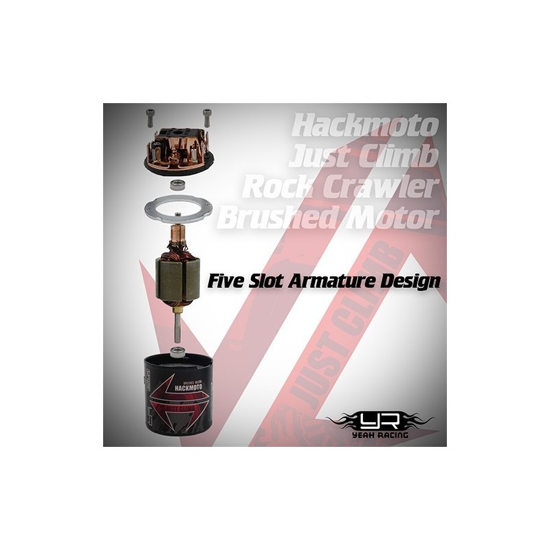 Motore Yeah Racing Hackmoto 20T 1420KV | Per Rock Crawler MT-0036 1/18