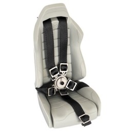 Ceinture de siège bacquet Noir avec attache en métal Hobbytech