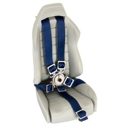 Ceinture de siège bacquet Bleu avec attache en métal Hobbytech
