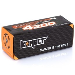 Konect Lipo 4200mah 7.4V 40C 2S1P prise Dean Hobbytech