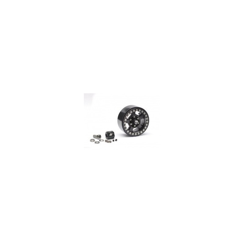 Jantes alu Krait™ 1.9 Golem Aluminum Noir Beadlock  BRW780903-1BK  BoomRacing (1)