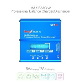 Chargeur SkyRC B6AC V2 LiPo 1-6s 5A 50W  SK100008