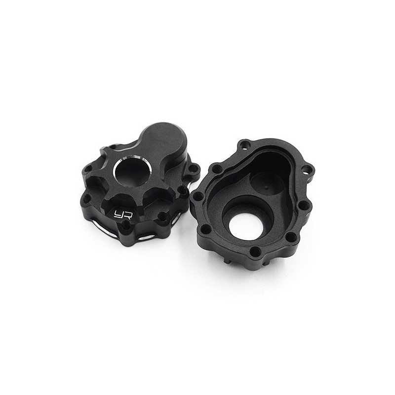 Capot de pont portique avant ou arrière  alu Noir pour TRX4  Yeah Racing TRX4-002-1BK