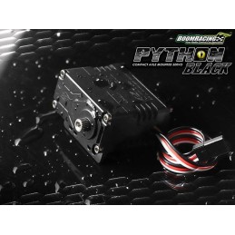 Servo Boom Racing PYTHON™ BLACK  HV WP45kg/0.11s @8.4v avec palonnier BRT10043