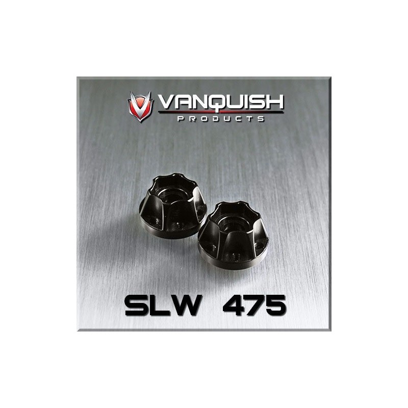 Hexagone de roue hubs SLW 475 alu noir Vanquish