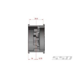 Jantes 1.9 SSD Prospect alu Bronze Beadlock SSD00383