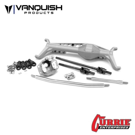 Boîtier D’essieu Avant En Aluminium Vanquish Currie F10 – Pour Crawler 1/10, Couleur Argent