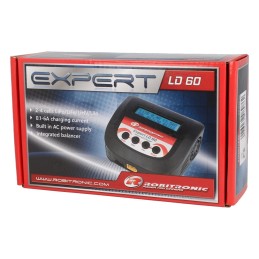 Chargeur Robitronic Expert LD 60   LiPo 2-4s 6A 60W  R01012