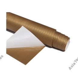Planche autocollant Carbone Gold 20x30cm BoomRacing BRSCAC077GD