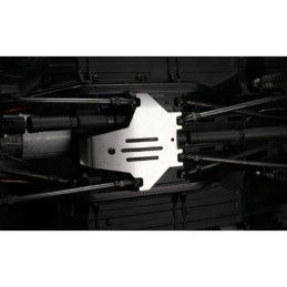 Coques de ponts full métal noir avec sabots et skid TRX4 Recon G6 certified Yeah Racing TRX4-S02 