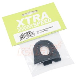 Plaque support moteur alu noir Traxxas TRX4 TRX6 Xtra Speed  XS-TX28021