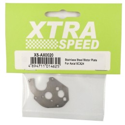 Plaque support moteur métal pour SCX24 Xtra Speed XS-AX0020