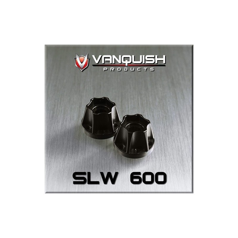 Hexagone de roue hubs SLW 600 alu noir Vanquish