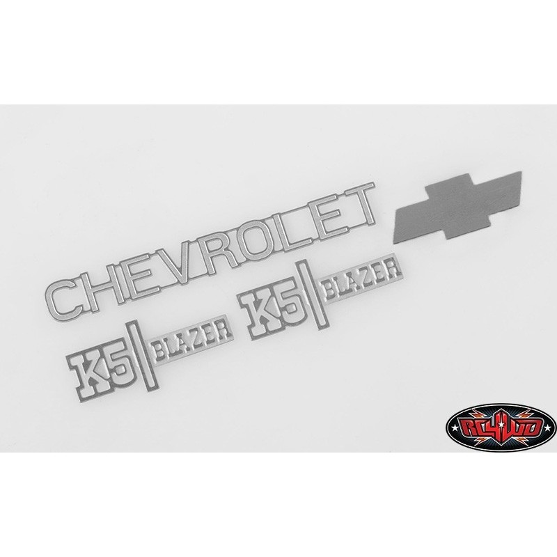 Plaques décoration RC4WD emblème métallique Chevrolet - Z-S1560
