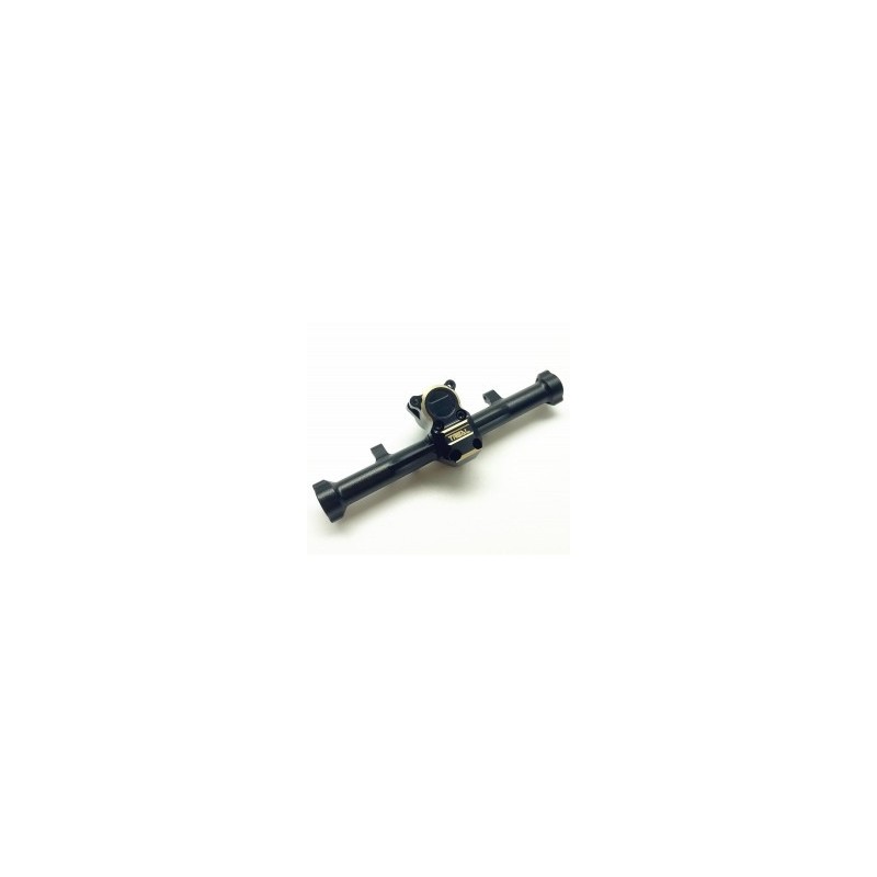 Pont arriere  alu 7075 avec capot noir pour scx24 Treal B07KSR9L33