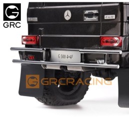 GRC Pare choc arrière Metal  Anti-collision pour TRX4/6 G63 G500 Silver  GRC/G145VC