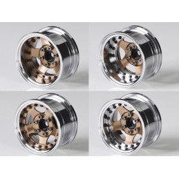 Jantes  Beadlock  ProBuild™ 1.9" SS5 Adjustable Offset Aluminum (2) Black/Bronze Boomracing BRPB013BKBZ