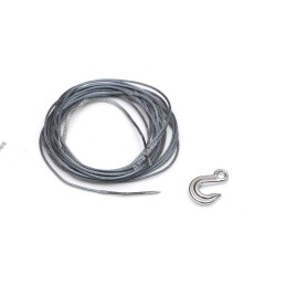 Corde nylon et crochet en métal pour treuil Boom Racing Nylon Winch Line 2.5m & Metal Hook pour Muscle Winch™ - BRSW36-RS3