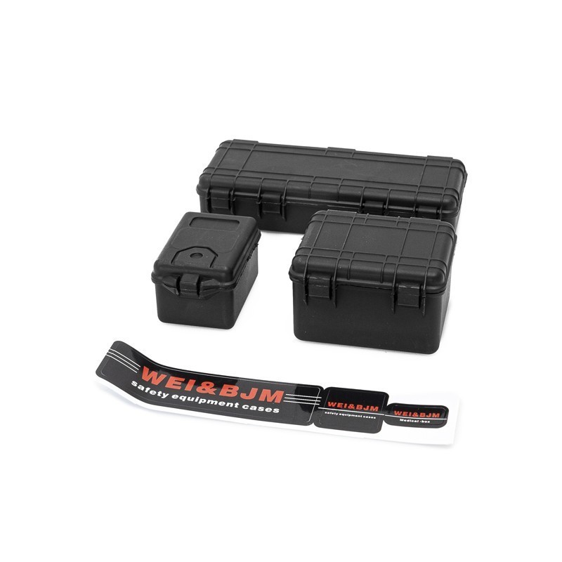 Set de 3 valises de protection noires HOBBYTECH (3 pièces) - HT-SU1801149