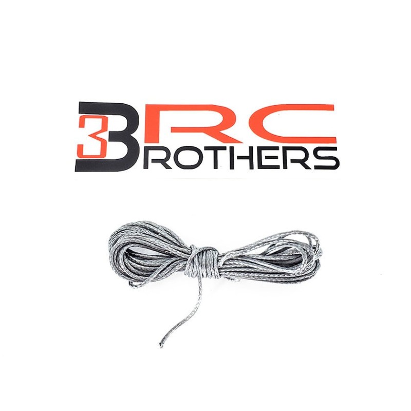 Corde de treuil synthétique silver 3BROTHERSRC - 3RCCORDETREUILSILVER