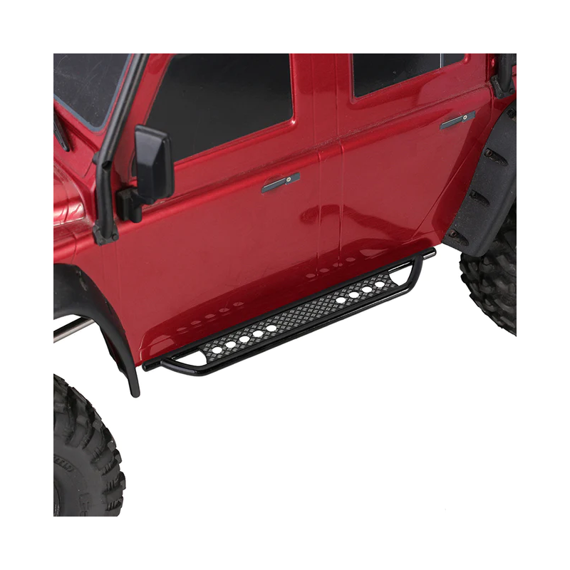XBERSTAR - Plaque Protection Arrière Métal Pour Traxxas TRX-4 Defender 1/10 - Upgrade RC Crawler - Argenté