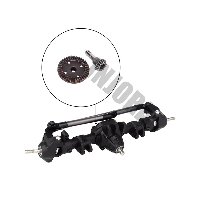 KIMISS Arbre De Transmission Universel CVD Pour Axial SCX10 II 90046/90047 - 2 Pièces Noir