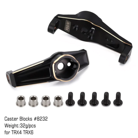 Lest de roue en laiton portique 127g INJORA pour TRX4 et TRX6 (x2 Lest de roue en laiton portique 127g INJORA pour TRX4 et TRX6 (x2