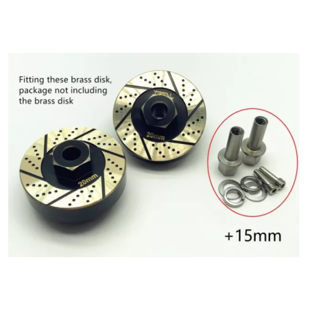 JAC® Lot De 4 Roues En Alliage De Voiture RC Pour 1/24 AXIAL SCX24