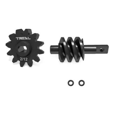 INJORA RC Gears Différentiel Axe Acier Engrenages 13 14T Acier Worm