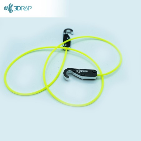 METOWARE Corde De Récupération Cinétique (15,9 Kg, 2,5 Cm X 9,1 M), Corde De Remorquage Robuste, 30 % D'élasticité Pour VUTT, VTT, Camion, Voiture