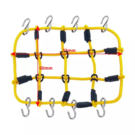 Filet à Bagages élastique 120x120 Cm - Jusqu'à 210x210 Cm, 4