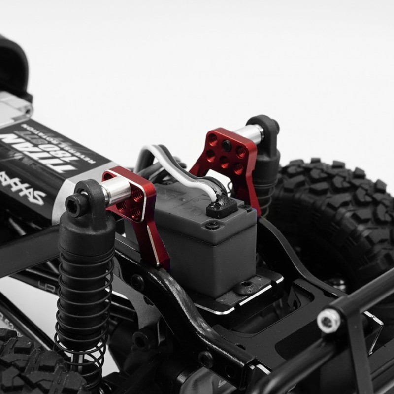 Tours D'amortisseurs Avant/arrière Yeah Racing Graphite Pour Kyosho Optima Pro - Échelle 1:10 Buggy électrique