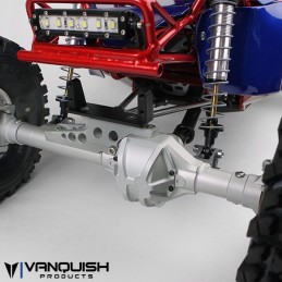 Pont arrière V2 pour Wraith ou Yéti alu Gris Vanquish Products