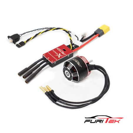 Python Brushless Motor Box Combo ESC FURITEK Python X Brushless avec Komodo 10 pour 1/10 - FUR-2351