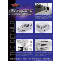 Gelande II Truck Kit avec carrosserie Cruiser 