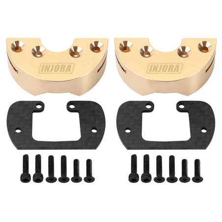 Plaques De Contrepoids En Laiton Pour Axial Capra, UTB, SCX10 III - Ajustez Le Centre De Gravité !