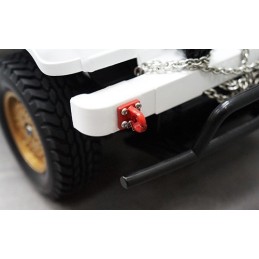 Crochets de remorquage réalistic noirs 1/10e Rock Crawler Yeah Racing