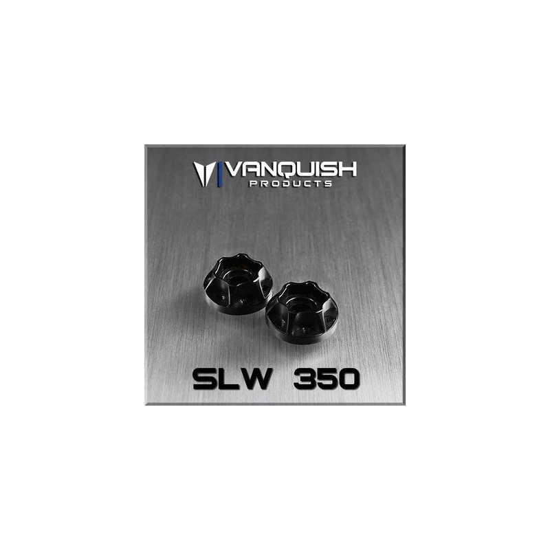 Hexagone de roue hubs SLW 350 alu noir Vanquish