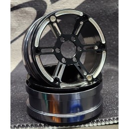 Jantes noires Dlux 1.9"...