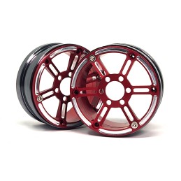 Jantes rouges Dlux 1.9"...