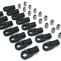 Chapes plastique et boules...