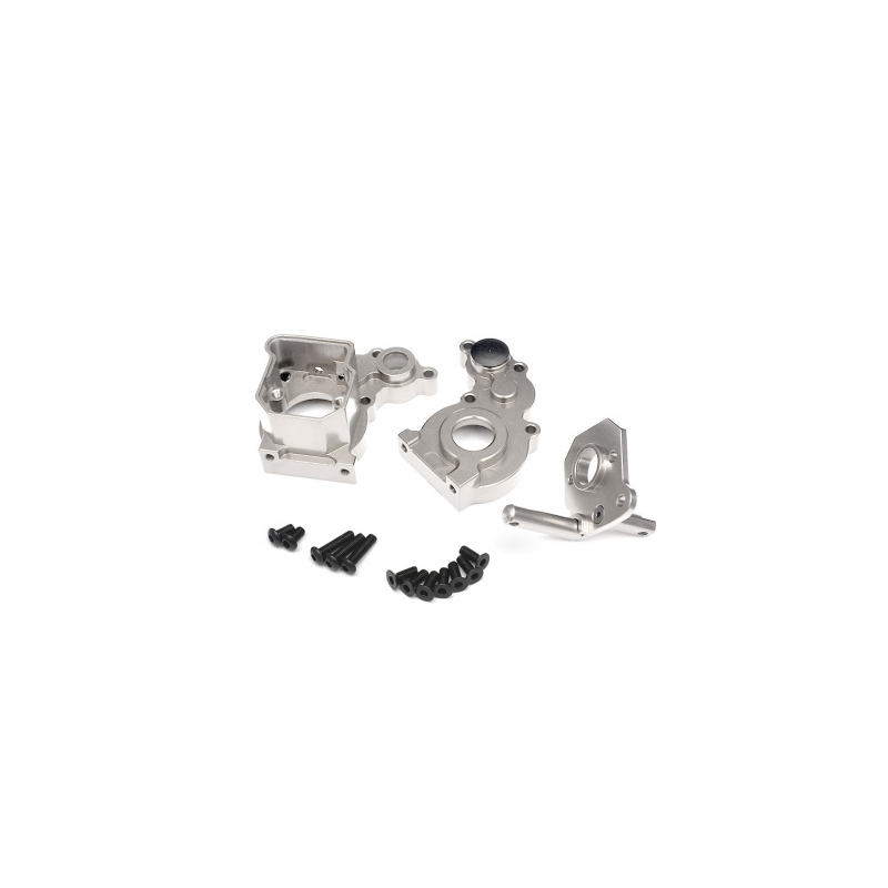 Carter de transmission alu Silver pour Axial Wraith - BoomRacing