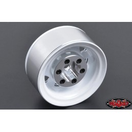 Jante alu Blanche Stamped 1.55 beadlock RC4WD (1)