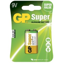 Pile GP Super Alcaline 9V-pile, 1604A/6LF22 (1)