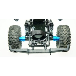 Embout  de pont arrière alu bleu pour Axial SCX10 -Yeah Racing