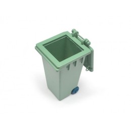 Container a poubelle vert déco garage BoomRacing