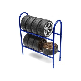 Rack a pneus alu bleu Team Raffee - BoomRacing