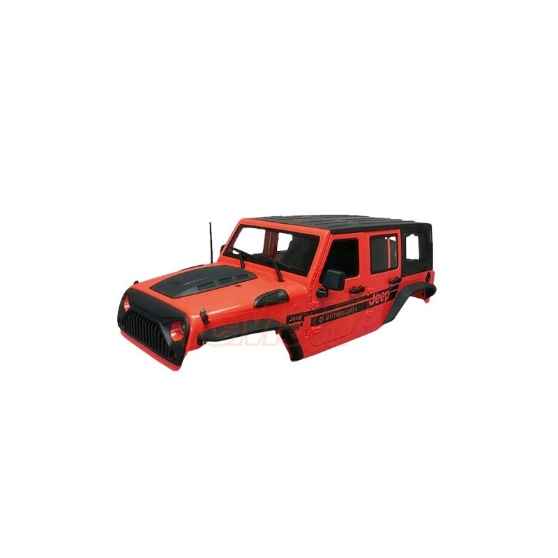 Carrosserie Jeep plastique rouge 313mm vers.2 Xtra speed 