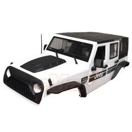 Carrosserie Jeep plastique Blanc 313mm vers.2  Xtra speed 